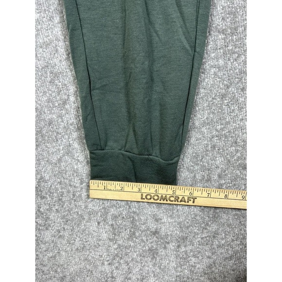 Eddie Bauer Lounge Pull On Jogger Pants Womens Size Large Green Pockets Stretch - Picture 10 of 10